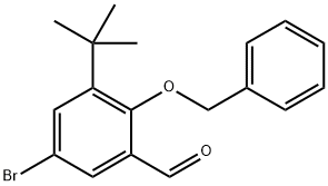 1226977-11-2 2-(benzyloxy)-5-bromo-3-(tert-butyl)benzaldehyde