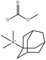 Tricyclo[3.3.1.13,7]decan-1-aminium, N,N,N-trimethyl-, methyl carbonate (1:1) Structure