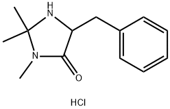 2,2,3-三甲基-5-苄基-4-咪唑啉酮单盐酸盐, 1227203-49-7, 结构式