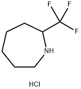 1H-Azepine, hexahydro-2-(trifluoromethyl)-, hydrochloride (1:1), 1227494-16-7, 结构式