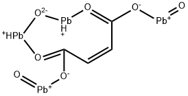 三塩基性マレイン酸鉛 化学構造式