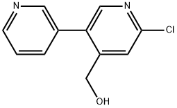 (6-chloro-[3,3'-bipyridin]-4-yl)methanol 结构式