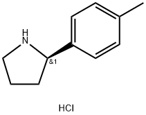 (2R)-2-(4-Methylphenylpyrrolidine hydrochloride Struktur