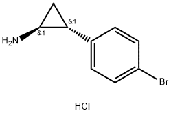 (1S,2R)-2-(4-Bromo-phenyl)-cyclopropylamine hydrochloride Structure