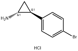 (1R,2S)-2-(4-Bromo-phenyl)-cyclopropylamine hydrochloride Structure