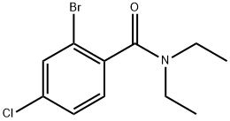 2-bromo-4-chloro-N,N-diethylbenzamide Structure