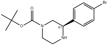 tert-butyl (R)-3-(4-bromophenyl)piperazine-1-carboxylate,1228568-85-1,结构式