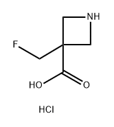 3-Azetidinecarboxylic acid, 3-(fluoromethyl)-, hydrochloride (1:1)|3-(氟甲基)氮杂环丁烷-3-甲酸盐酸盐