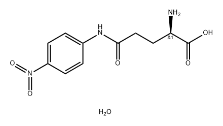 (4-Nitrophenyl)-D-glutamine hydrate Structure