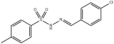 N'-(4-chlorobenzylidene)-4-methylbenzenesulfonohydrazide 化学構造式