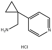 [1-(Pyridin-4-yl)cyclopropyl]methanamine Dihydrochloride Structure