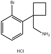 Cyclobutanemethanamine, 1-(2-bromophenyl)-, hydrochloride (1:1)|Cyclobutanemethanamine, 1-(2-bromophenyl)-, hydrochloride (1:1)