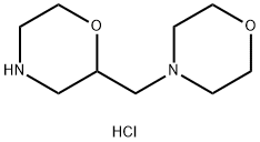 Morpholine,2-(4-morpholinylmethyl)-,dihydrochloride Structure