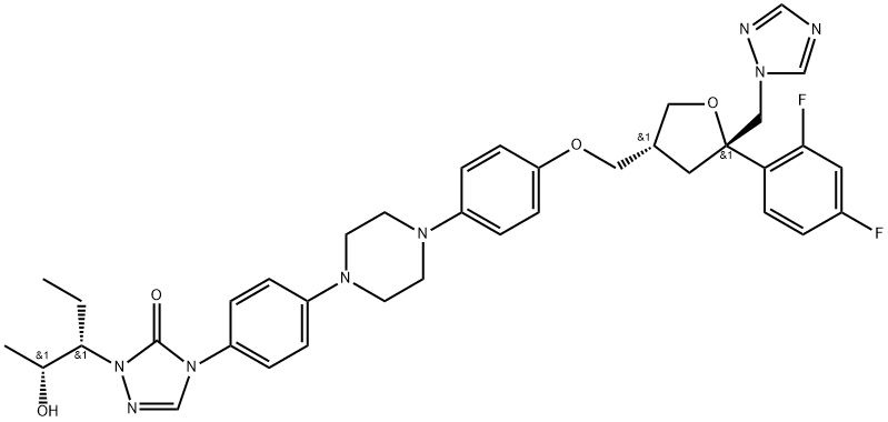 Posaconazole Impurity 20 化学構造式