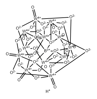 12-tungstoborate,12297-12-0,结构式