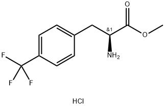 4-Trifluoromethyl-L-phenylalanine methyl ester HCl Structure