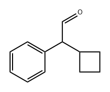 2-cyclobutyl-2-phenylacetaldehyde Structure