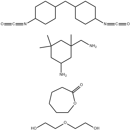 2-Oxepanone, polymer with 5-amino-1,3,3-trimethylcyclohexanemethanamine, 1,1'-methylenebis[4-isocyanatocyclohexane] and 2,2'-oxybis[ethanol]|