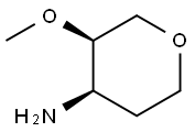 (3R,4R)-3-甲氧基氧杂-4-胺,1232060-85-3,结构式