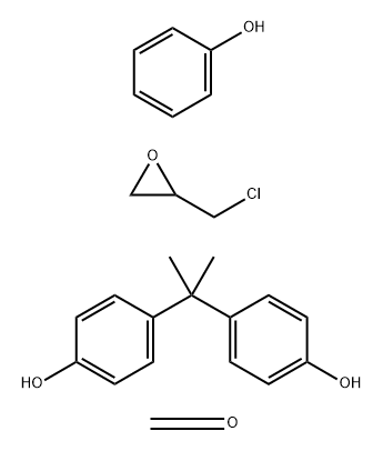Phenol, 4,4-(1-methylethylidene)bis-, polymer with (chloromethyl)oxirane, reaction products with formaldehyde-phenol polymer glycidyl ether 结构式