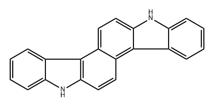 Carbazolo[4,3-c]carbazole, 7,14-dihydro- Structure