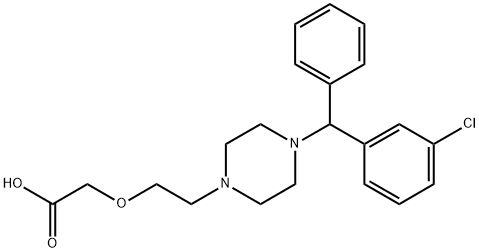 Cetirizine 3-Chloro Impurity 化学構造式
