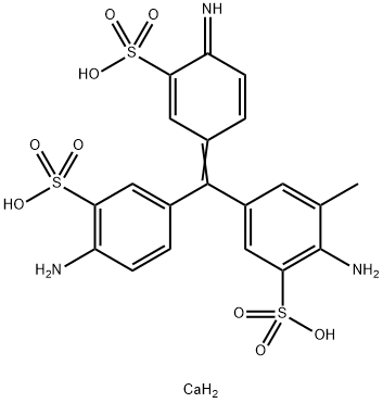 酸性品红(复红), 123334-10-1, 结构式