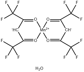 双(六氟乙酰丙酮)合锰(II) 三水合物 结构式