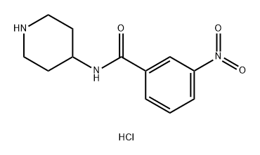 3-Nitro-N-(piperidine-4-yl)benzamido hydrochloride|1233955-72-0