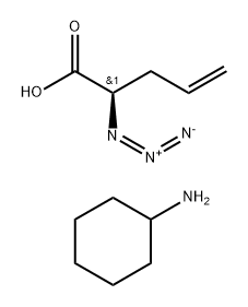 D-azidoallylglycine CHA salt Struktur