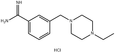 3-[(4-乙基哌嗪-1-基)甲基]苯并-1-碳酰亚胺三盐酸盐 结构式