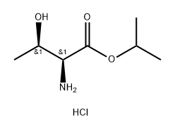 L-Threonine, 1-methylethyl ester, hydrochloride (1:1),1235740-47-2,结构式