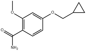 4-(Cyclopropylmethoxy)-2-methoxybenzamide 化学構造式