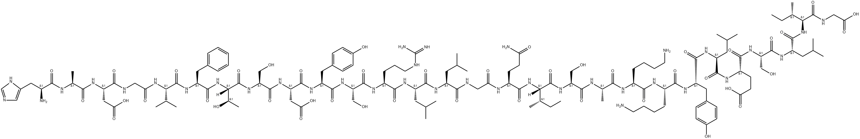 peptide PHI-(1-27)-glycine Structure