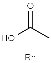 Acetic acid, rhodium(1+) salt (9CI) 化学構造式