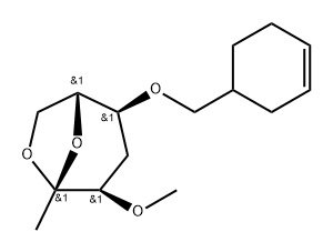 123919-28-8 .beta.-D-ribo-2-Heptulopyranose, 2,7-anhydro-5-O-(3-cyclohexen-1-ylmethyl)-1,4-dideoxy-3-O-methyl-