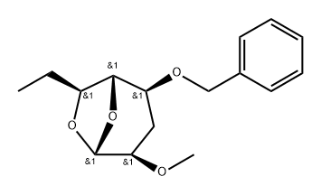 .alpha.-L-talo-Octopyranose, 1,6-anhydro-3,7,8-trideoxy-2-O-methyl-4-O-(phenylmethyl)-,123919-37-9,结构式