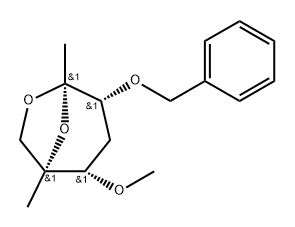 .beta.-ribo-2-Heptulopyranose, 2,7-anhydro-1,4-dideoxy-6-C-methyl-5-O-methyl-3-O-(phenylmethyl)-|