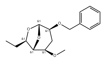 .alpha.-talo-Octopyranose, 1,6-anhydro-3,7,8-trideoxy-4-O-methyl-2-O-(phenylmethyl)-|