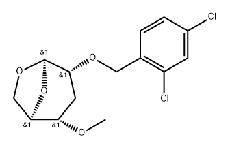 123919-61-9 .beta.-ribo-Hexopyranose, 1,6-anhydro-3-deoxy-2-O-(2,4-dichlorophenyl)methyl-4-O-methyl-