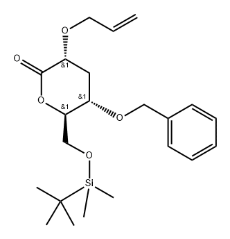 123920-17-2 D-ribo-Hexonic acid, 3-deoxy-6-O-(1,1-dimethylethyl)dimethylsilyl-4-O-(phenylmethyl)-2-O-2-propenyl-, .delta.-lactone