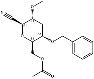 123920-45-6 D-allo-Heptononitrile, 2,6-anhydro-4-deoxy-3-O-methyl-5-O-(phenylmethyl)-, 7-acetate