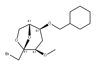 123920-91-2 .beta.-D-ribo-2-Heptulopyranose, 2,7-anhydro-1-bromo-5-O-(cyclohexylmethyl)-1,4-dideoxy-3-O-methyl-