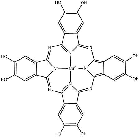 八羟基酞菁铜,123934-46-3,结构式