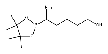 1,3,2-Dioxaborolane-2-pentanol, ε-amino-4,4,5,5-tetramethyl- Structure