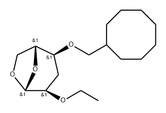 123942-43-8 .beta.-D-ribo-Hexopyranose, 1,6-anhydro-4-O-(cyclooctylmethyl)-3-deoxy-2-O-ethyl-