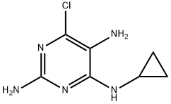 6-Chloro-N4-cyclopropylpyrimidine-2,4,5-triamine Structure