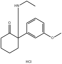 Methoxetamine hydrochloride solution Structure