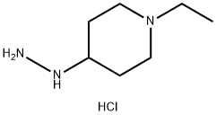 1-乙基-4-肼基哌啶三盐酸盐,1240528-18-0,结构式