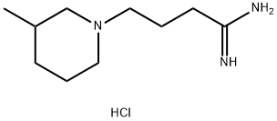 4-(3-Methylpiperidin-1-yl)butanimidamide Dihydrochloride Structure